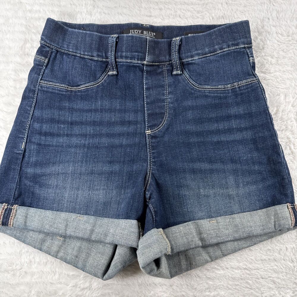 EUC Judy Blue Pull On Shorts - Size Small Stretch RN# 116380